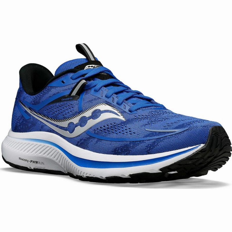 Blue / Black Saucony Omni 21 Men's Running Shoes | Philippines S12095-E70