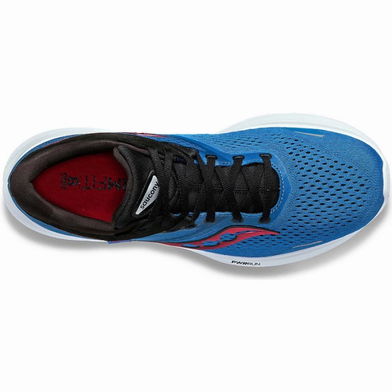 Blue / Black Saucony Ride 16 Men's Running Shoes | Philippines S18350-B68