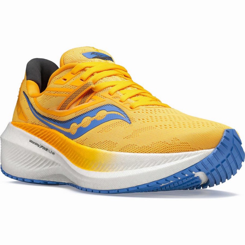 Blue / Gold Saucony Triumph 20 Women's Running Shoes | Philippines S24913-V07