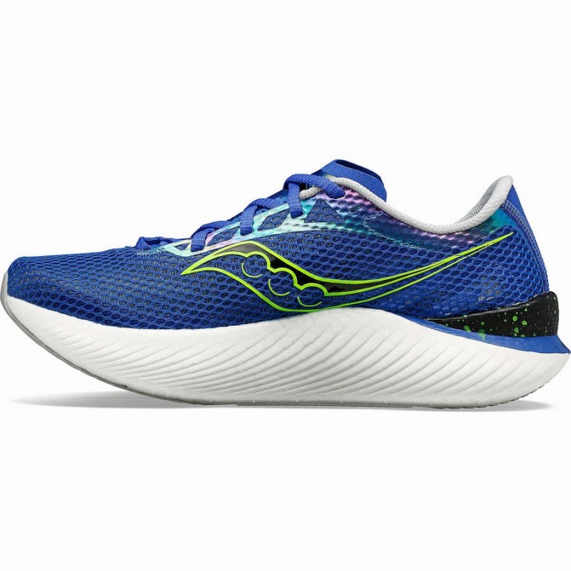 Blue / Green Saucony Endorphin Pro 3 Men's Running Shoes | Philippines S79612-T78