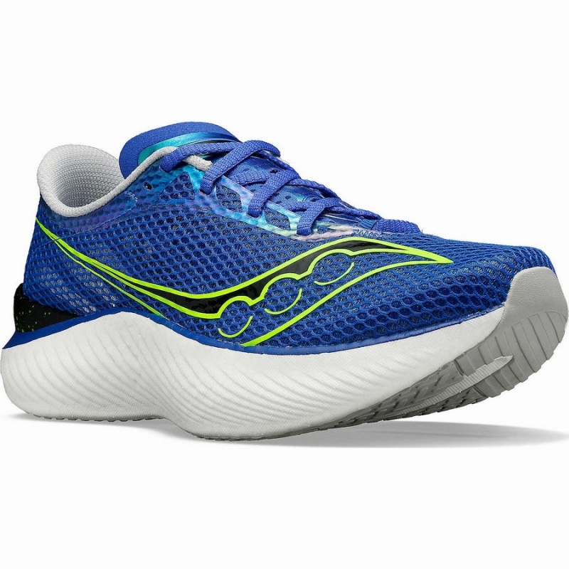 Blue / Green Saucony Endorphin Pro 3 Men's Running Shoes | Philippines S79612-T78