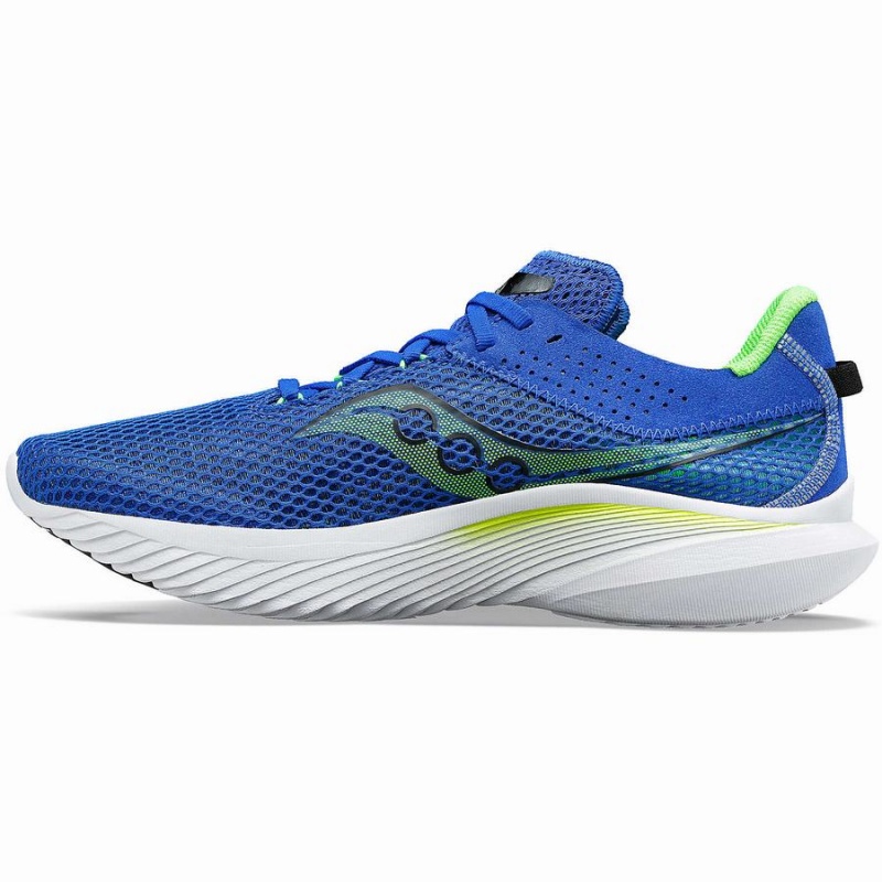 Blue / Green Saucony Kinvara 14 Men's Running Shoes | Philippines S89471-T47