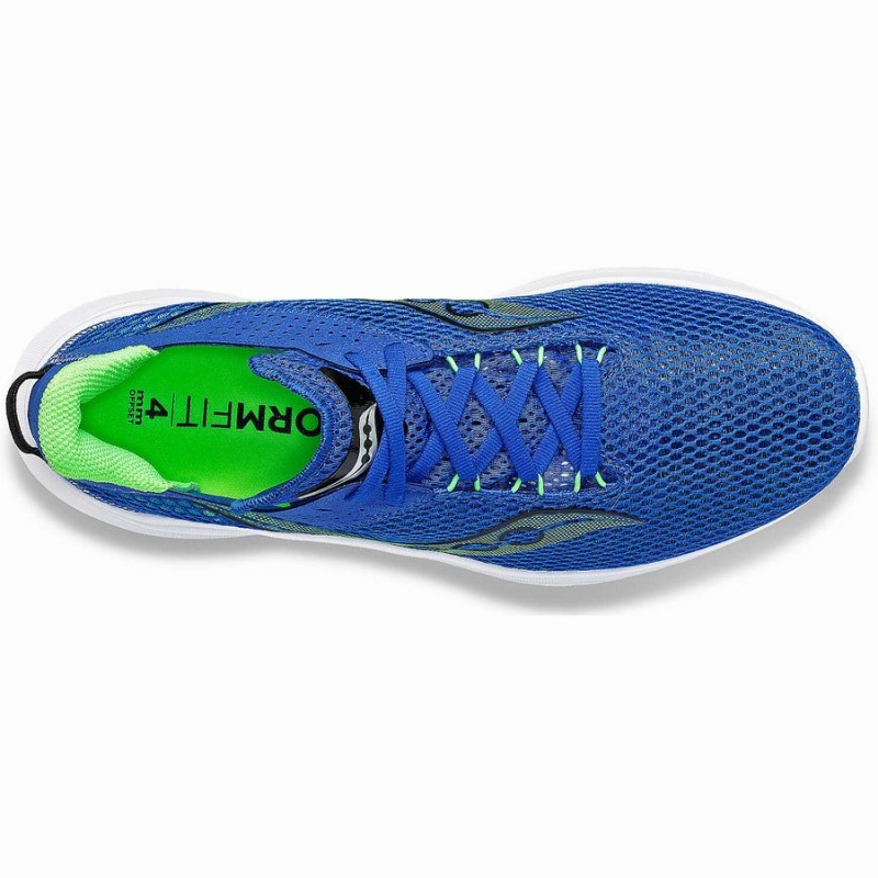 Blue / Green Saucony Kinvara 14 Men's Running Shoes | Philippines S89471-T47