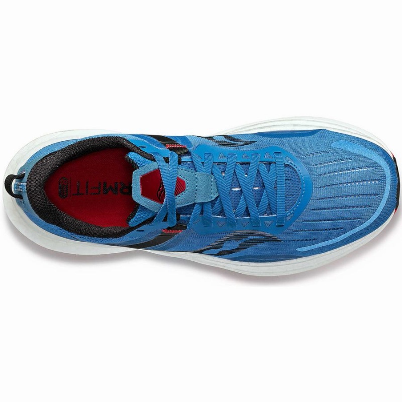 Blue / Red Saucony Tempus Men's Running Shoes | Philippines S48032-V48