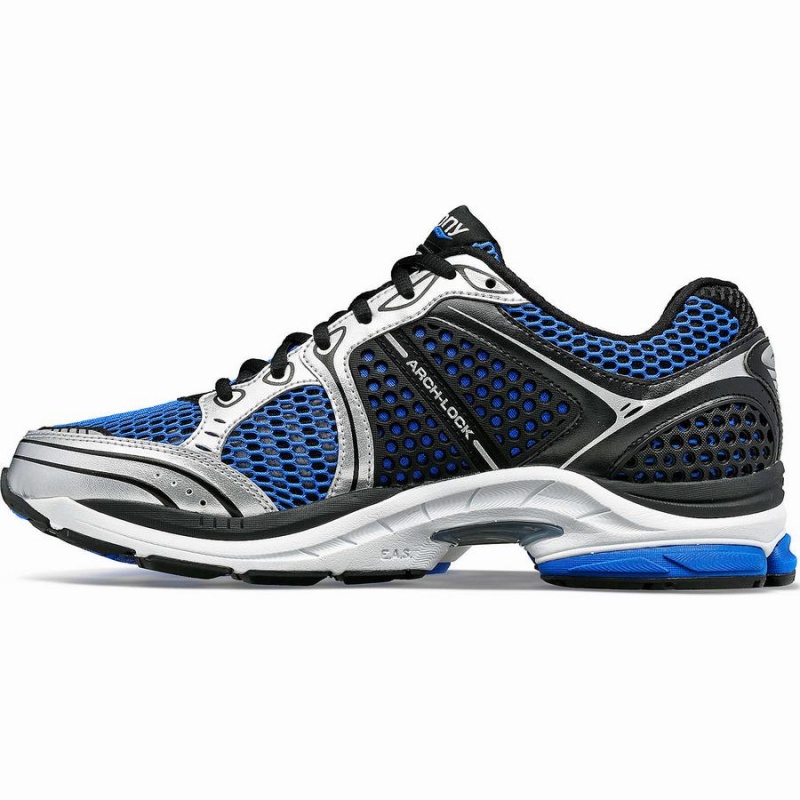 Blue / Silver Saucony ProGrid Triumph 4 Men's Sneakers | Philippines S82159-V20