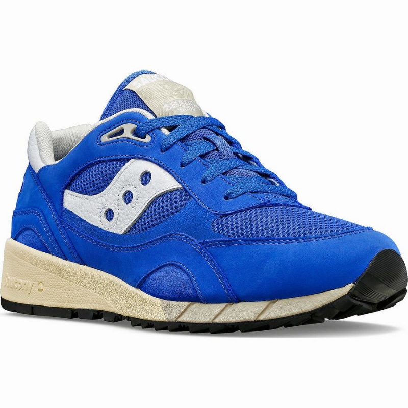 Blue / White Saucony Shadow 6000 Premium Women's Sneakers | Philippines S80932-B61