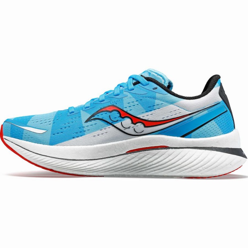 Blue / White / Red Saucony Chicago Endorphin Speed 3 Women's Running Shoes | Philippines S98145-Z06