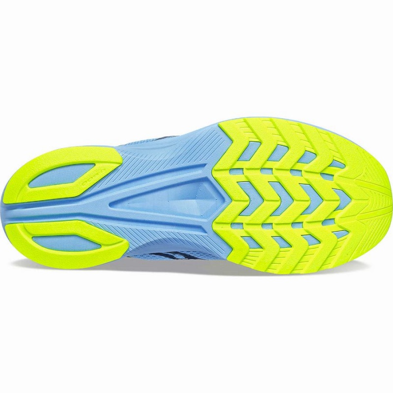 Blue / Yellow Saucony Axon 3 Women's Running Shoes | Philippines S81729-X25