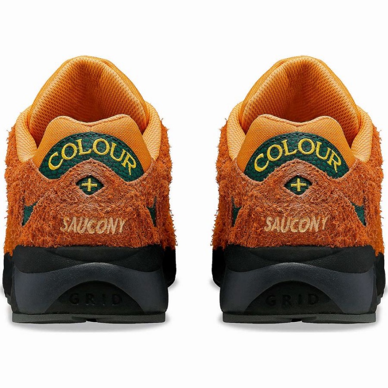 Brown Green Saucony x Colour Plus Grid Shadow 2 Women's Sneakers | Philippines S83206-N07