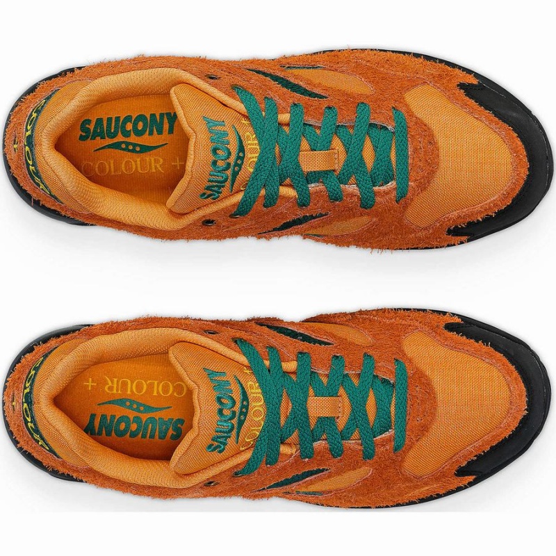 Brown Green Saucony x Colour Plus Grid Shadow 2 Women's Sneakers | Philippines S83206-N07