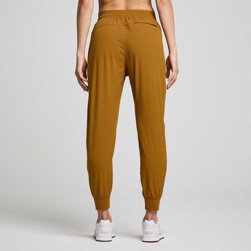 Brown Saucony Boston Woven Women's Pants | Philippines S34805-K40