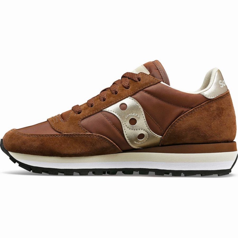 Brown Saucony Jazz Triple Women's Sneakers | Philippines S16859-P10