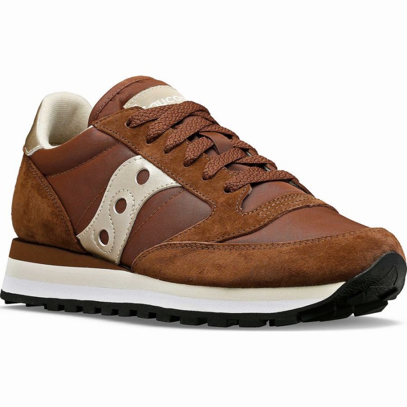 Brown Saucony Jazz Triple Women's Sneakers | Philippines S16859-P10