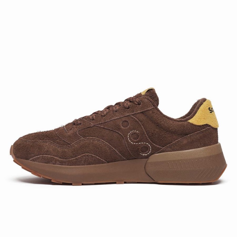 Brown Saucony X Universal Works Jazz NXT Men's Sneakers | Philippines S51496-A90