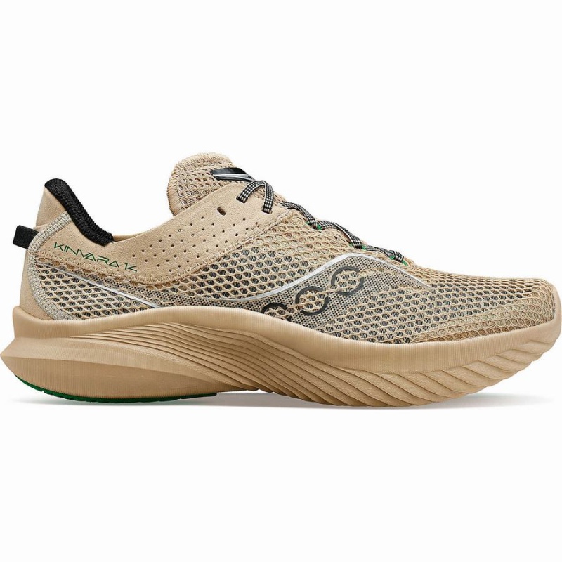 Brown / Black Saucony Kinvara 14 Men\'s Running Shoes | Philippines S65472-N83