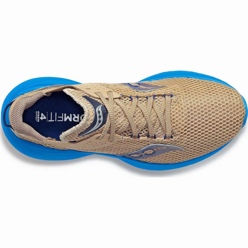 Brown / Blue Saucony Kinvara 14 Women's Running Shoes | Philippines S86374-F40