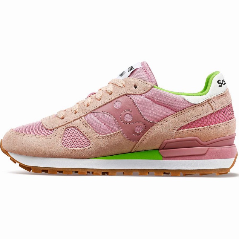 Brown / Pink Saucony Shadow Original Women's Sneakers | Philippines S90318-Z60