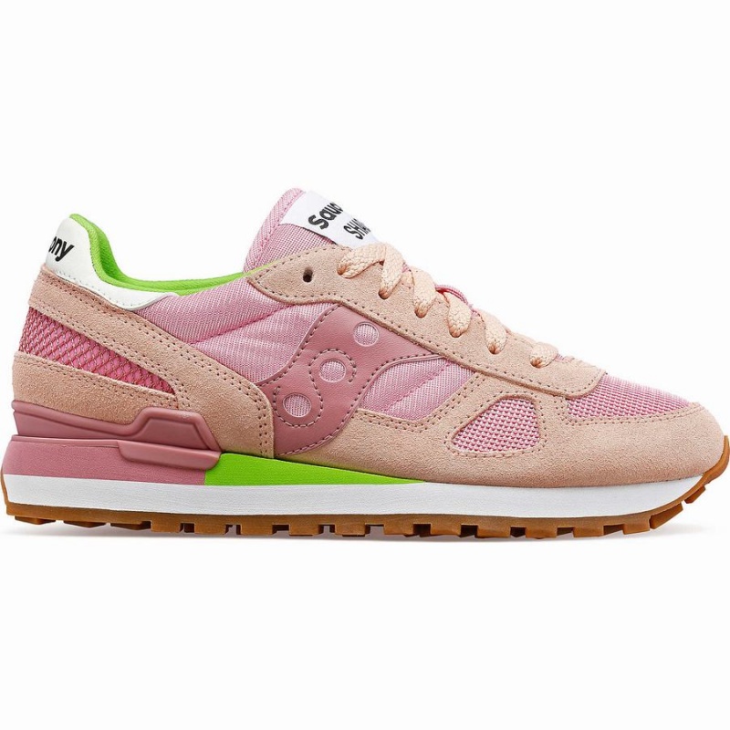 Brown / Pink Saucony Shadow Original Women\'s Sneakers | Philippines S90318-Z60