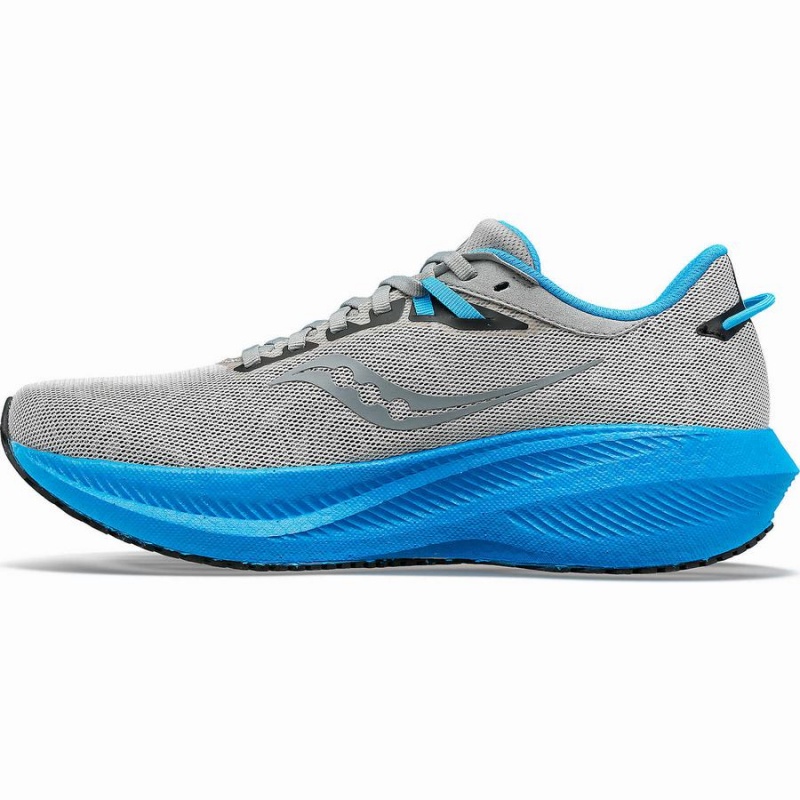 Bule Silver Saucony Triumph 21 Men's Running Shoes | Philippines S14590-F24