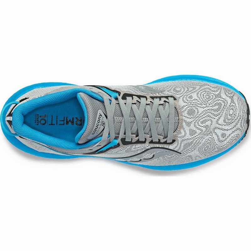 Bule Silver Saucony Triumph 21 Men's Running Shoes | Philippines S14590-F24