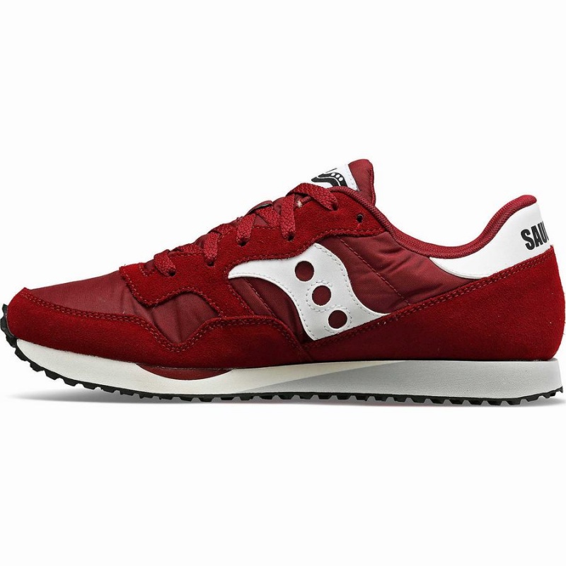 Burgundy / White Saucony DXN Trainer Men's Sneakers | Philippines S89163-X51