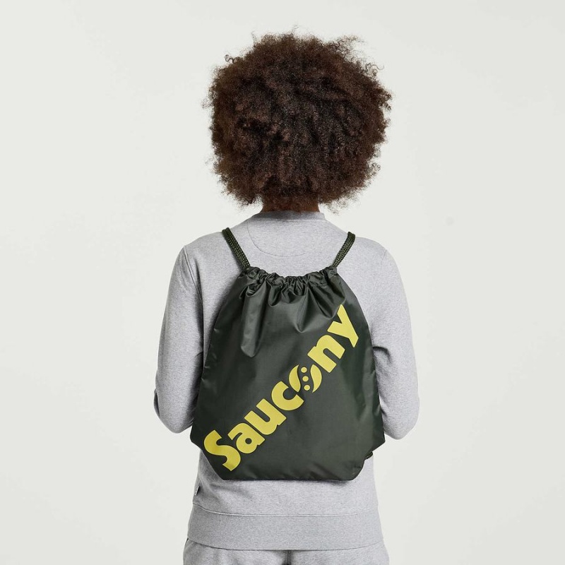 Dark Green Saucony String Women's Bags | Philippines S21478-J36