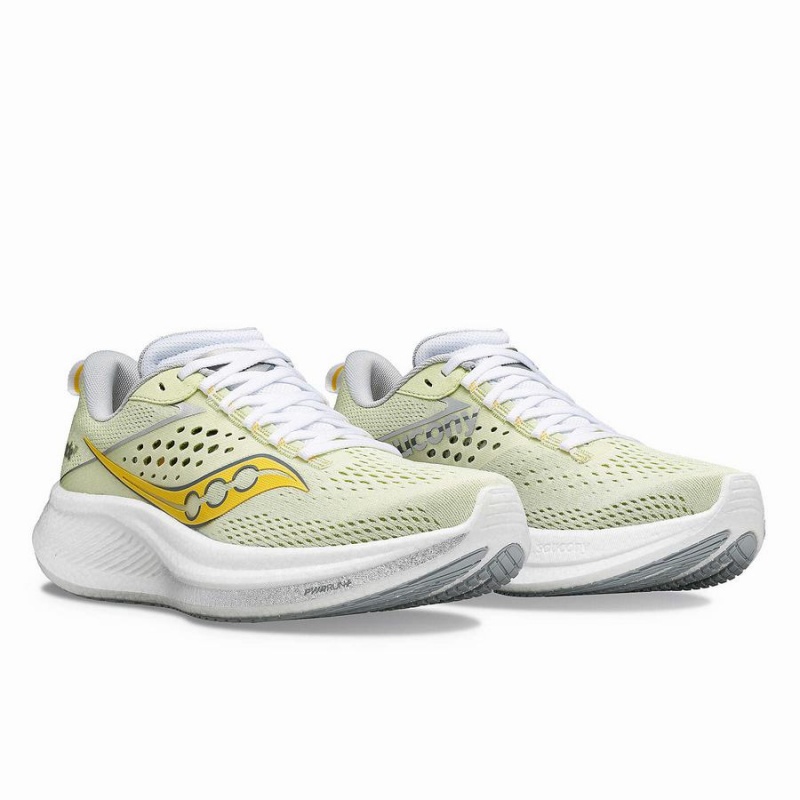 Fern / Cloud Saucony Ride 17 Women's Running Shoes | Philippines S81632-T67