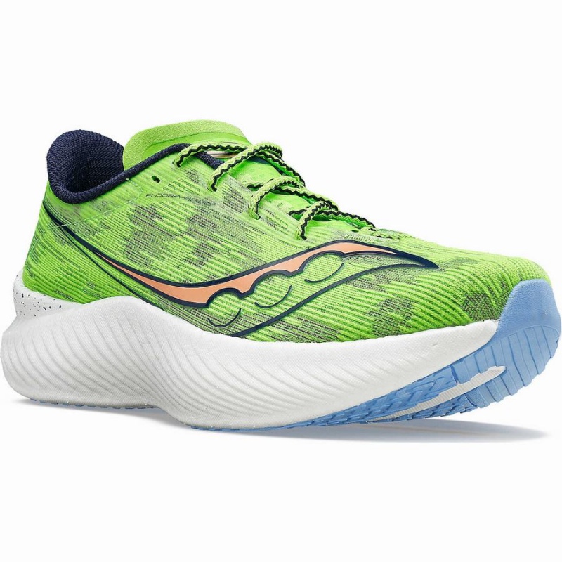 Green Saucony Endorphin Pro 3 Men's Running Shoes | Philippines S04261-R02