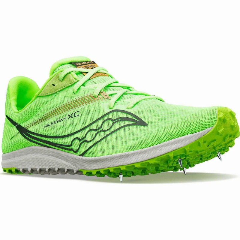 Green Saucony Kilkenny XC9 Flat Men's Track Spikes | Philippines S08591-V14