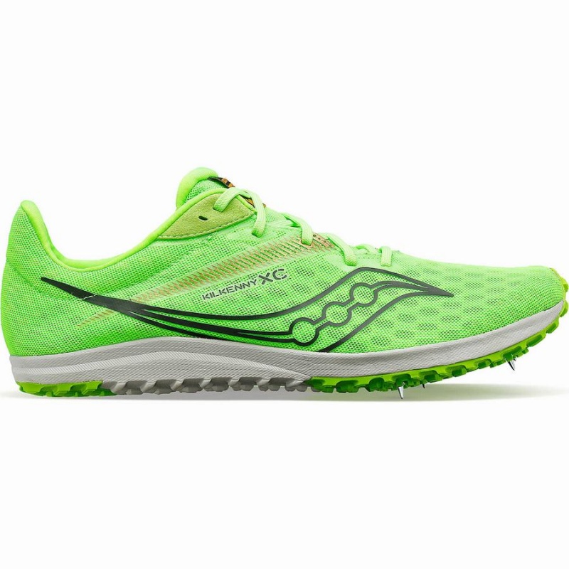 Green Saucony Kilkenny XC9 Flat Men\'s Track Spikes | Philippines S08591-V14