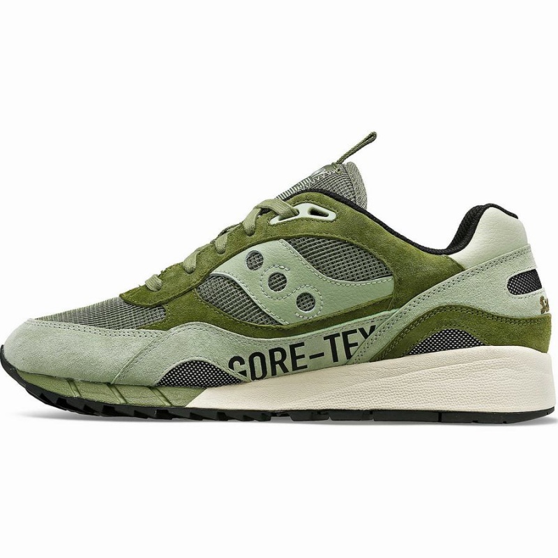 Green Saucony Shadow 6000 GTX Men's Sneakers | Philippines S53067-Z12