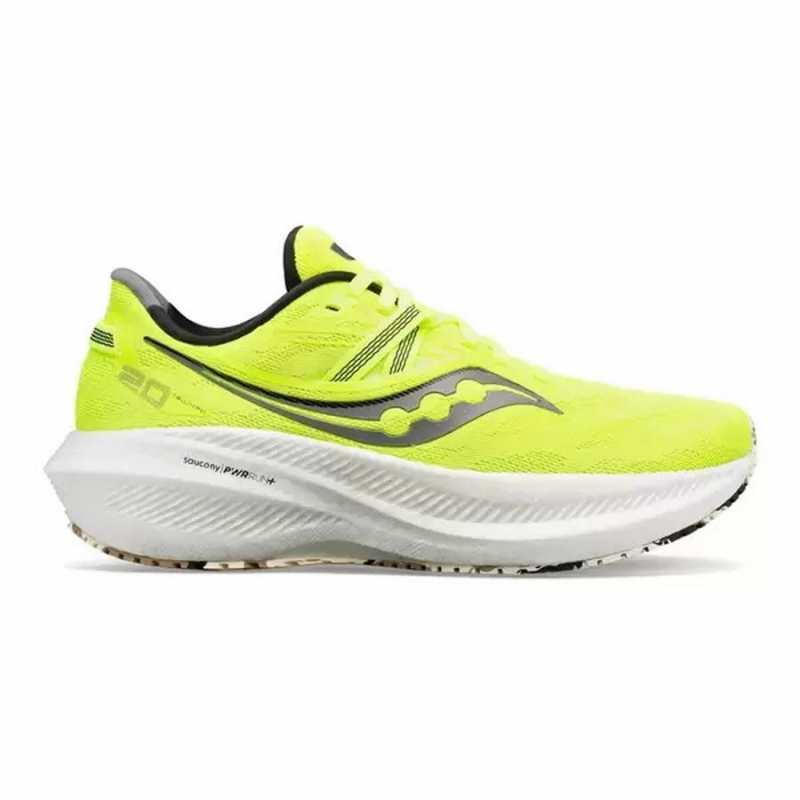 Green Saucony Triumph 20 Men\'s Running Shoes | Philippines S91683-G59