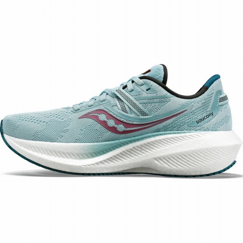 Green Saucony Triumph 20 Women's Running Shoes | Philippines S23841-A83