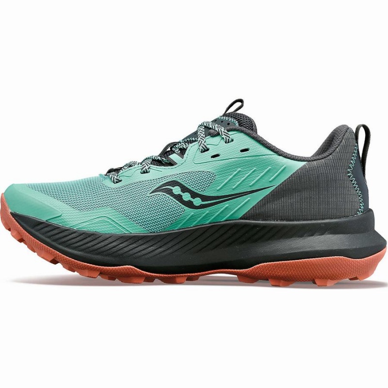 Green / Black Saucony Blaze TR Women's Trail Running Shoes | Philippines S17480-N31