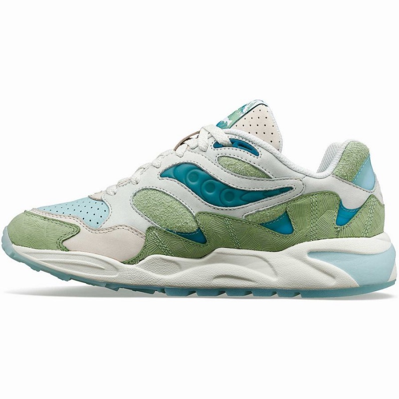 Green / Brown Saucony Marsh Grid Shadow 2 Women's Sneakers | Philippines S50649-D60