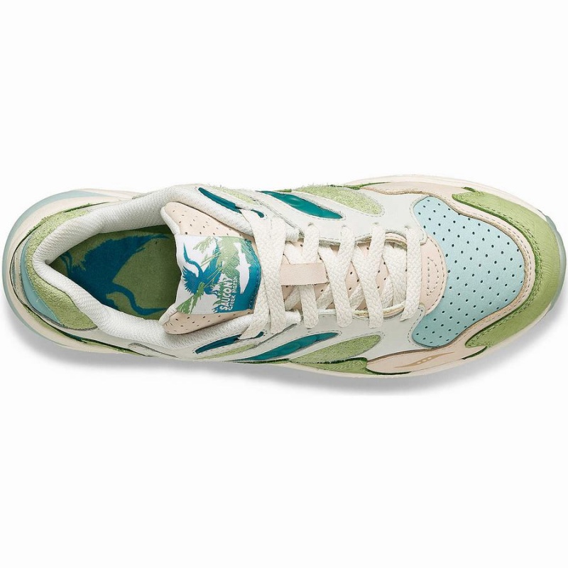 Green / Brown Saucony Marsh Grid Shadow 2 Women's Sneakers | Philippines S50649-D60