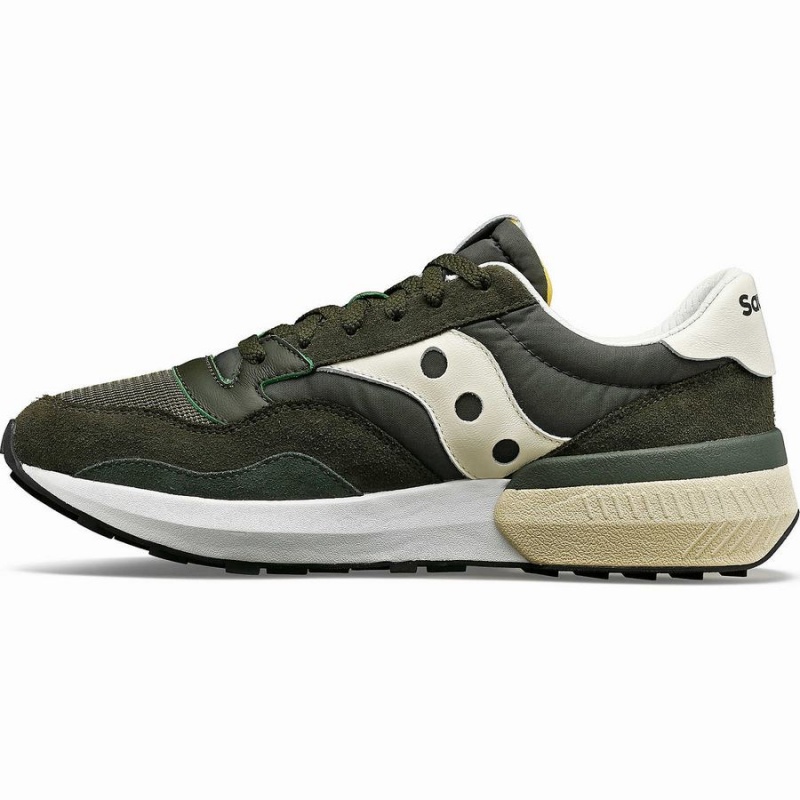 Green / Cream Saucony Jazz NXT Men's Sneakers | Philippines S94615-N67