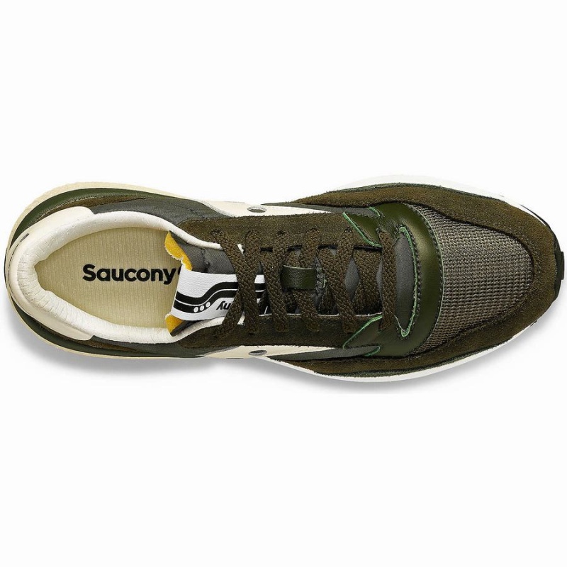 Green / Cream Saucony Jazz NXT Men's Sneakers | Philippines S94615-N67