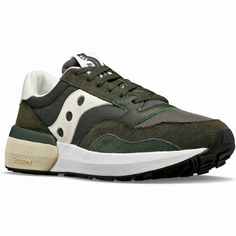 Green / Cream Saucony Jazz NXT Men's Sneakers | Philippines S94615-N67