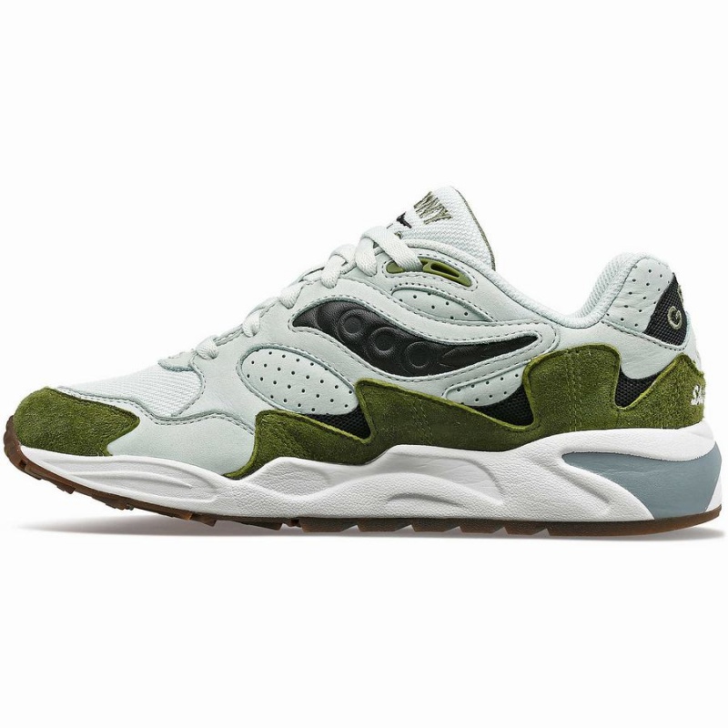 Green / Green Saucony Grid Shadow 2 Women's Sneakers | Philippines S17983-K30