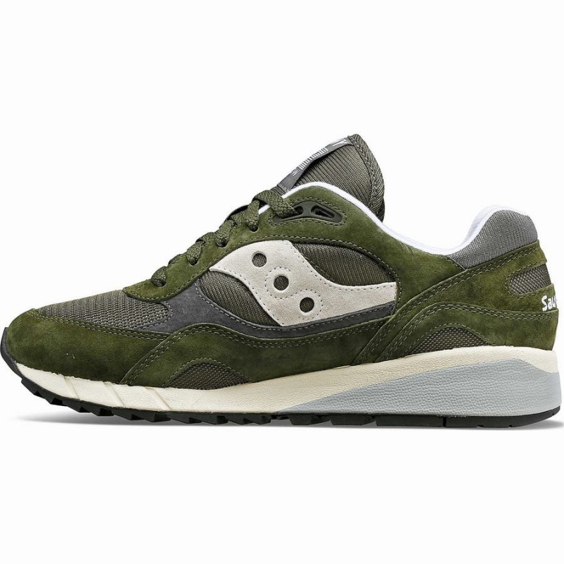 Green / Grey Saucony Shadow 6000 Men's Sneakers | Philippines S43519-V91