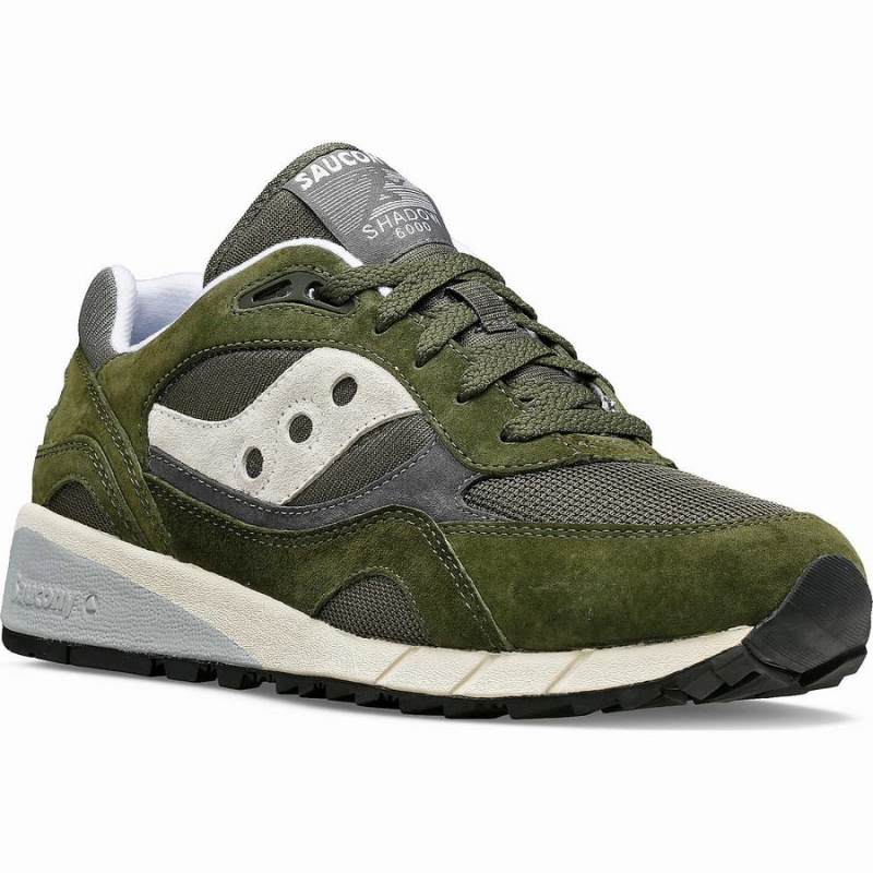 Green / Grey Saucony Shadow 6000 Men's Sneakers | Philippines S43519-V91