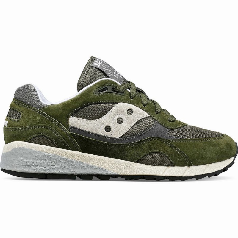 Green / Grey Saucony Shadow 6000 Men\'s Sneakers | Philippines S43519-V91