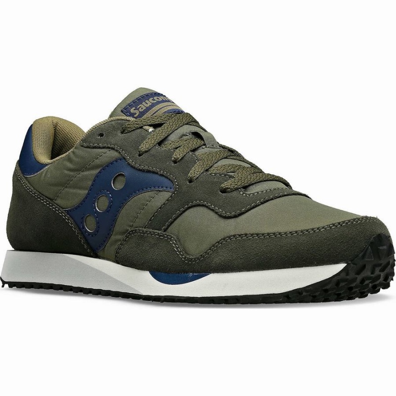 Green / Navy Saucony DXN Trainer Men's Sneakers | Philippines S92573-Q70