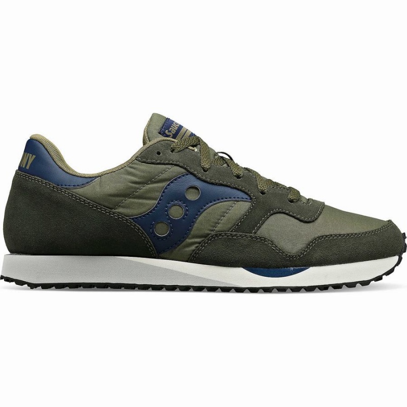 Green / Navy Saucony DXN Trainer Men\'s Sneakers | Philippines S92573-Q70