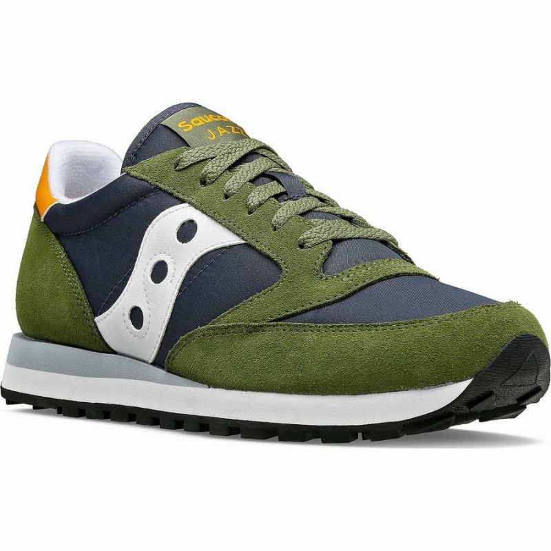 Green / Navy Saucony Jazz Original Men's Sneakers | Philippines S40395-B27