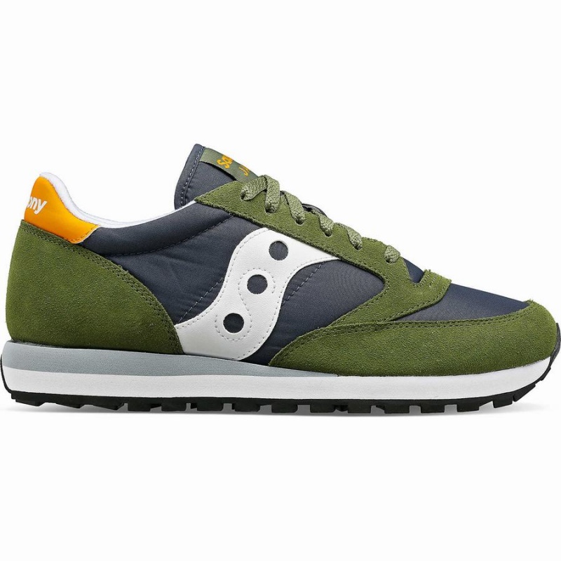 Green / Navy Saucony Jazz Original Men\'s Sneakers | Philippines S40395-B27