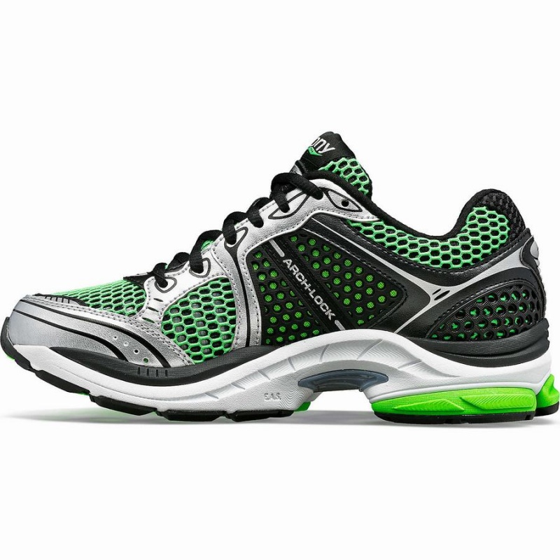 Green / Silver Saucony ProGrid Triumph 4 Men's Sneakers | Philippines S97086-N50