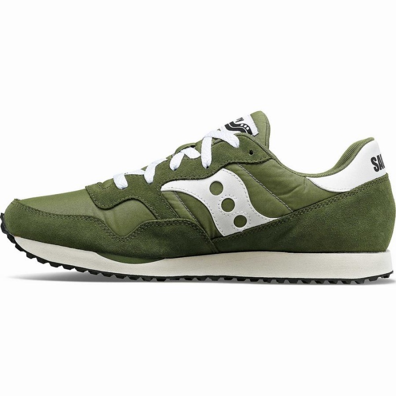 Green / White Saucony DXN Trainer Men's Sneakers | Philippines S93627-L96