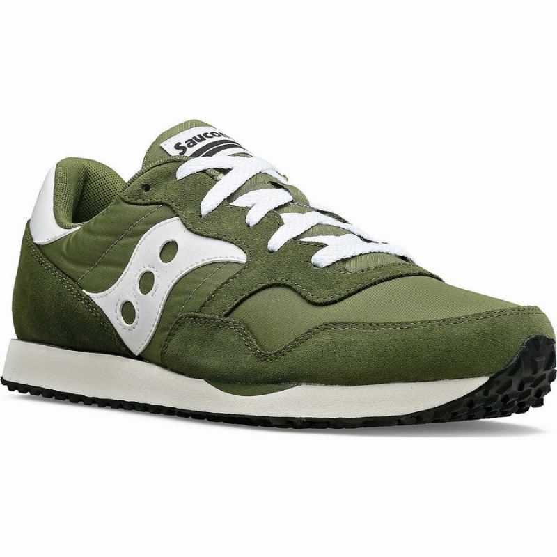 Green / White Saucony DXN Trainer Men's Sneakers | Philippines S93627-L96